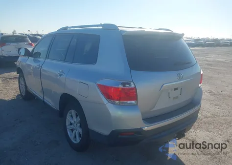 2012 Toyota Highlander z USA, uszkodzony, nr VIN 5TDZA3EH7CS024639